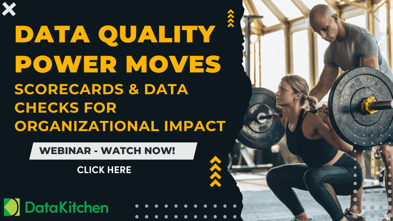 Data Quality Power Moves: Scorecards & Data Checks for Organizational Impact