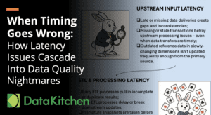 When Timing Goes Wrong: How Latency Issues Cascade Into Data Quality Nightmares