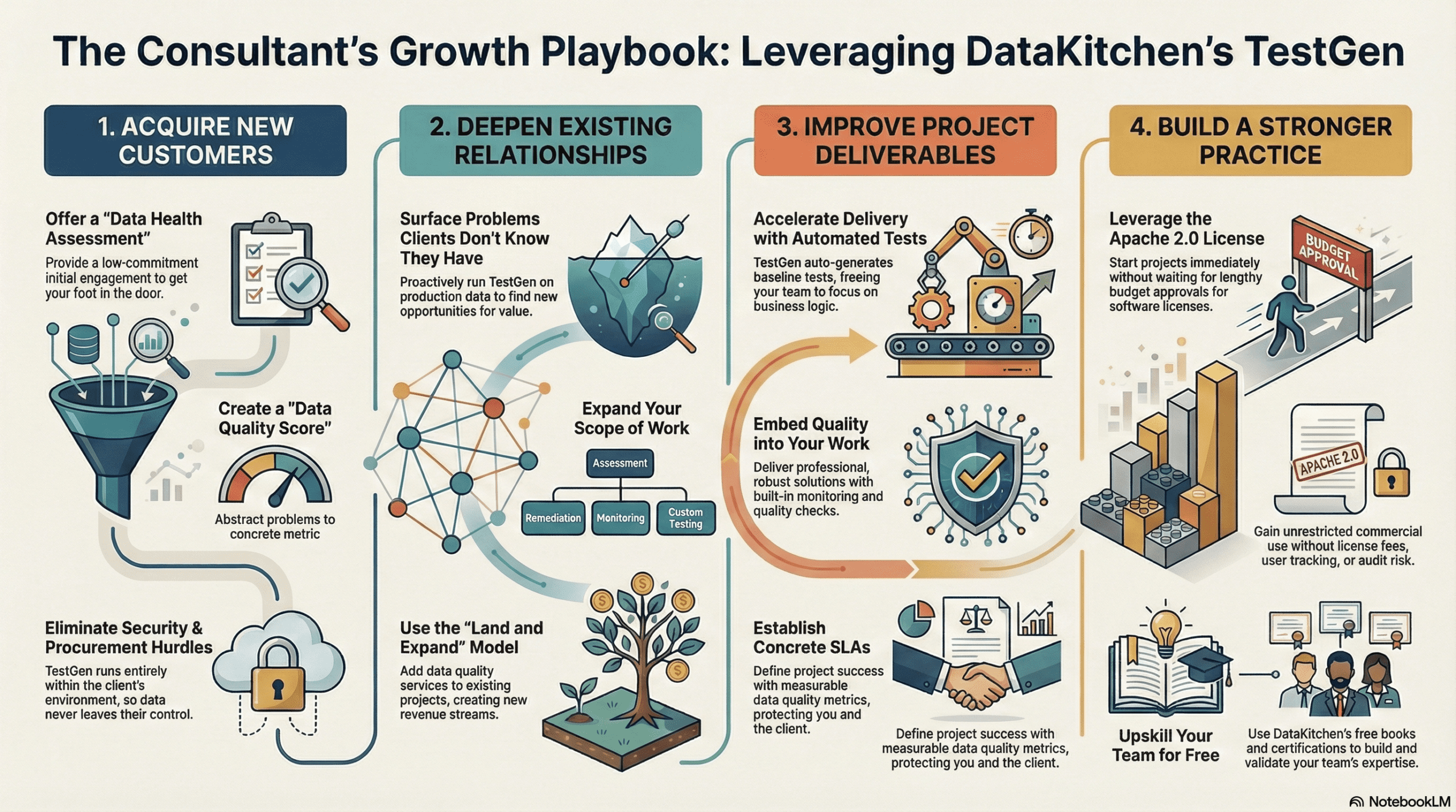 The Data Consultant’s Growth Playbook: Accelerating Client Acquisition and Retention with DataKitchen’s Open Source TestGen