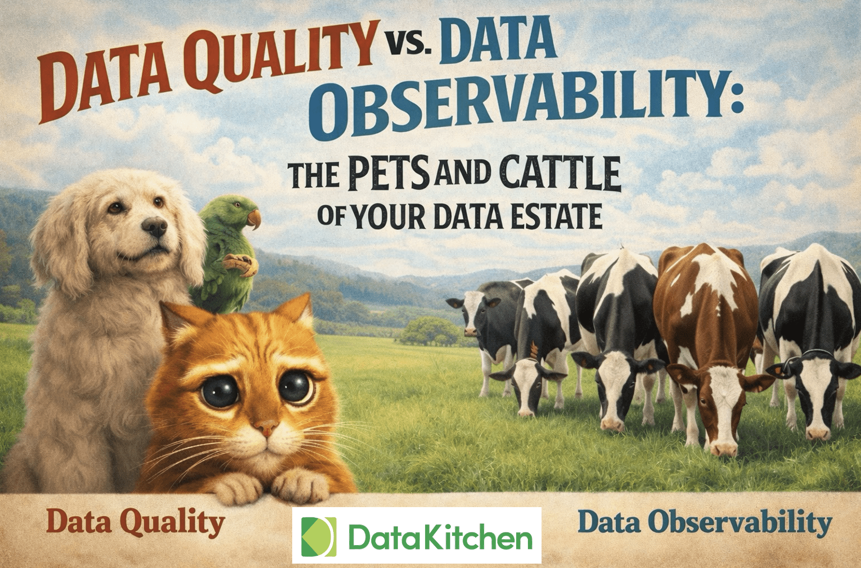 Data Quality vs. Data Observability: The Pets and Cattle of Your Data Estate