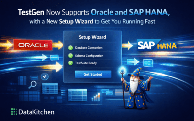 TestGen Now Supports Oracle and SAP HANA, with a New Setup Wizard to Get You Running Fast